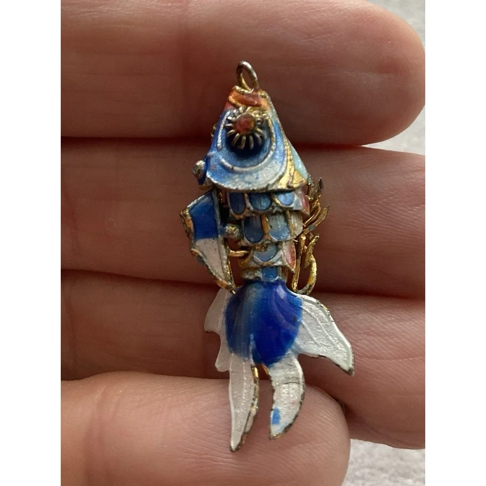 koi vintage blue